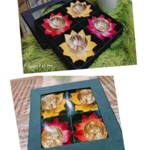 tea light diya, metal t light, set of diyas by madhuram handicrafts