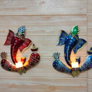 ganesha tea lights wall hanging, best house warming gift