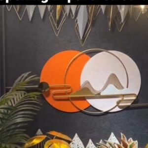 New Trendy Big Metal Wall Art by